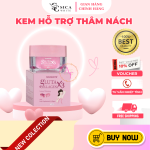 [CHÍNH HÃNG] Kem Thâm Nách Gluta Collagen x3 Sica White 10g - Kem Nách Sica White