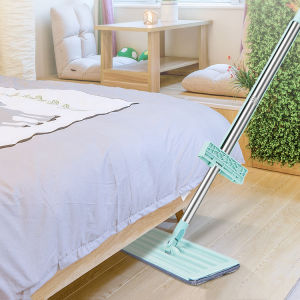 ไม้ถูพื้นแบบรีดน้ำและฝุ่นผงในตัว ไม้ถูพื้น พร้อมผ้า ถูง่ายสบายมือ ไม้ถูพื้นหัวแบน หมุนได้ถึง 360องศา ส่งสินค้าทุกวัน