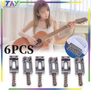 6pcs Saddle Hardtail Bridge/Saddle Bridge Tremolo/Gitar Elektrik Wilkinson/Dengan Kunci Pas/engganti Untuk