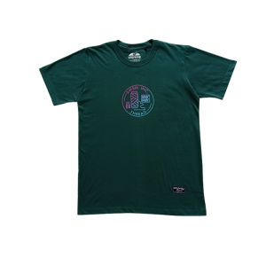 Anyway Kaos Pendek "Line Colour" Green 621