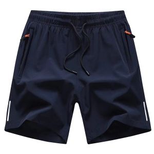 【Buy 1 get 1 】New Mens summer ice silk Quick-drying Shorts Sports Casual Loose Shorts Fashion Beach Pants Breathable Running Shorts