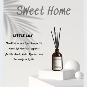 MS SWEET HOME Aroma Reed Diffuser 100ML Pengharum Ruangan Aromatic Aromaterapi Pewangi Luxury Aromatherapy Refill Aesthetic Lavender Vanilla Bunga Hampers Souvenir Fragrance Oil Essensial Christmas Natal Stick Rotan Lebaran Ramadan Parfume Mobil