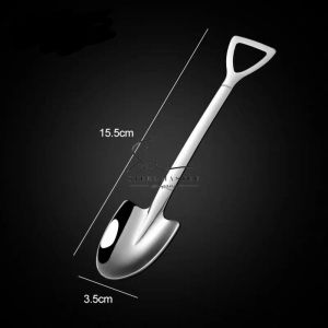 SUS304 Steel Premium Small Shovel Spoon/ Ice Cream Fruits Spoons Dessert Tasting Appetizer Coffee Spoons / Small Spoon