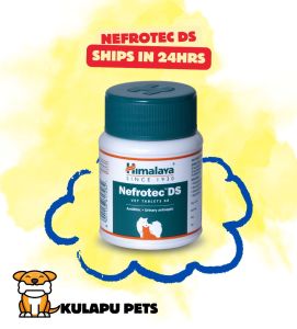 Himalaya Nefrotec DS Green bottle VET 60 tablets for cat and dog pets