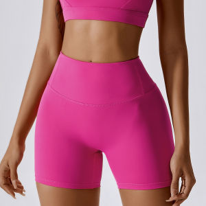 Tight-fitting cloud-feel yoga pants for women high-waisted butt-lifting sports shorts womens outerwear for beautiful buttocks running and fitness pants 8047