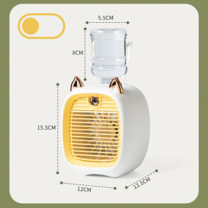 ของขวัญฤดูร้อน !!! พัดลมไอเย็น mini  ซื้อ 1แถม1 พัดลมพกพา USB แอร์มินิพกพา พัดลมแอร์มินิ แอร์พกพา Spray Cold Fan พัดลมไอน้ำ พัดลมไอเย็นตั้งโต๊ะ