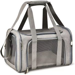 Dog / Cat Carrier Bag Soft Side Backpack Pet Carriers Travel Bags Airline Approved Pet Carrier Transport