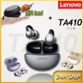 Lenovo TA410 Bluetooth Wireless Earbuds TWS Ear Clip Type Earphone Bluetooth 5.4 Touch Control Long Battery Life with Mic. 