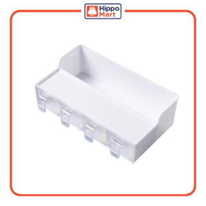 HippoMart Spice Rack | Condiments Compartment | Kitchen Countertop | 2 in 1 | Multiple Colors