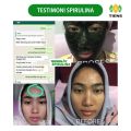 Masker Spirulina Herbal ( 10 Hari Pemakaian - 10 kapsul ) free kuas - masker wajah bpom -Kapsul Obat Jerawat -masker wajah paling ampuh untuk jerawat- masker wajah bpom viral tiktok - Free Kuas by Okesehatku. 