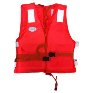 Jaket Keselamatan SOLAS Dewasa Life Jacket Solas Adult Adjustable With Emergency Whistle