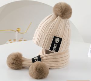 SET MŨ LEN + KHĂN LEN MINKBABY CHO BÉ 1-4 TUỔI ( MẪU 1)