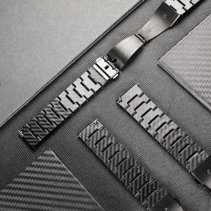 For huawei Watch GT 5 Pro 46mm Strap Carbon Fiber Strap huawei watch gt5 Strap Lightweight Link Smart Watch Band Sport Edition Men Business Authentic Lightweight Durable