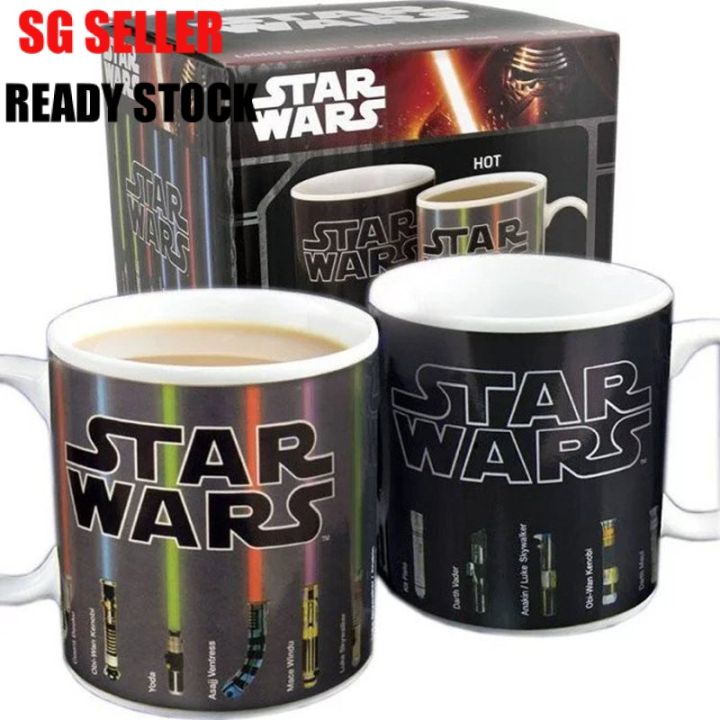 Star Wars Mug Star Wars Light Sword Thermal Reaction Color Changing ...