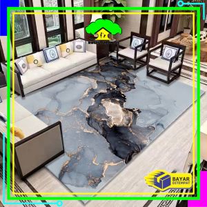 MI-C784 Karpet Rumah Tangga European Style 140 cm x 200 cm Anti Slip / Tiker Lipat Piknik Model