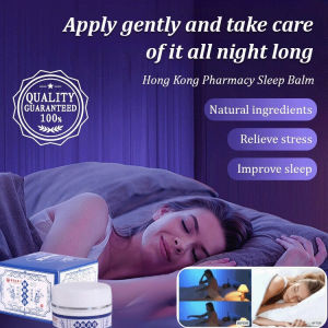【Deep Sleep Aid】Soothing And Tranquilizing Herbal Balm/Sleep Balm/Herbal Sleep Aid/Stress Relief/Aromatherapy/Nighttime Use/For Adults/Insomnia Relief
