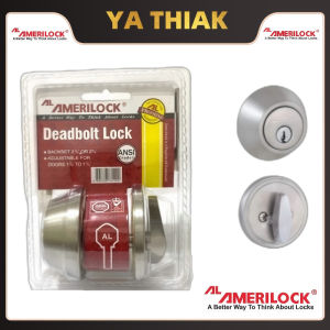 AMERILOCK Door Knob Lock Set - High Security Anti-Theft Durable Lock for Home Office & Doors