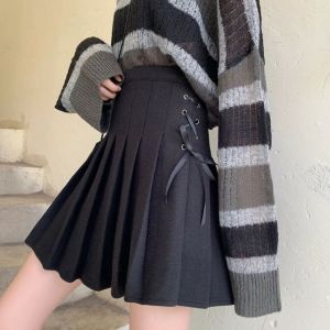 Chân Váy Tennis XỎ DÂY Xếp Ly Xòe Chữ A Cực Đẹp ULZZANG