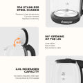 Dreepor 2L Fast Boiling Electric Kettle Double Layer anti-scalding Automatic Heat Preservation Kettle. 