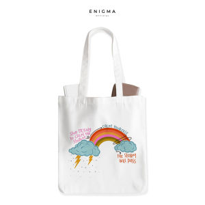 PROMO TOTEBAG KANVAS TAS WANITA AESTHETIC ENIGMA