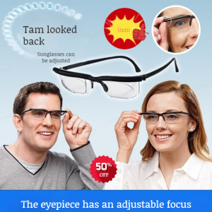 Presbyopia Glasses Zoomable Multi-Purpose Adjustable Focus Myopia Orthoptics Anti Blue Light Reading Glasses