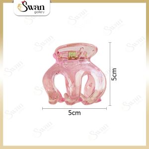 Jedai Rambut Hercules Transparant Wanita Cakram Clear Bening Akrilik Aksesoris Jepit Korea Premium Anti Pecah