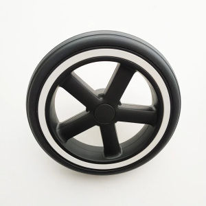 รถเข็นเด็กทารกล้อสำหรับ Cybex Mios 2หรือ Mios 3เรือท้องแบนด้านหน้าหรือล้อหลังที่มีแบริ่งเพลารถเข็นเด็กแทนที่อุปกรณ์เสริม DIY