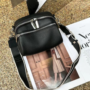 EDERN 2025 New Genuine Leather Shoulder Bag for Women Retro Fashion Cowhide Messenger Bag Female Crossbody Bag Sling Bag Small Round Bag