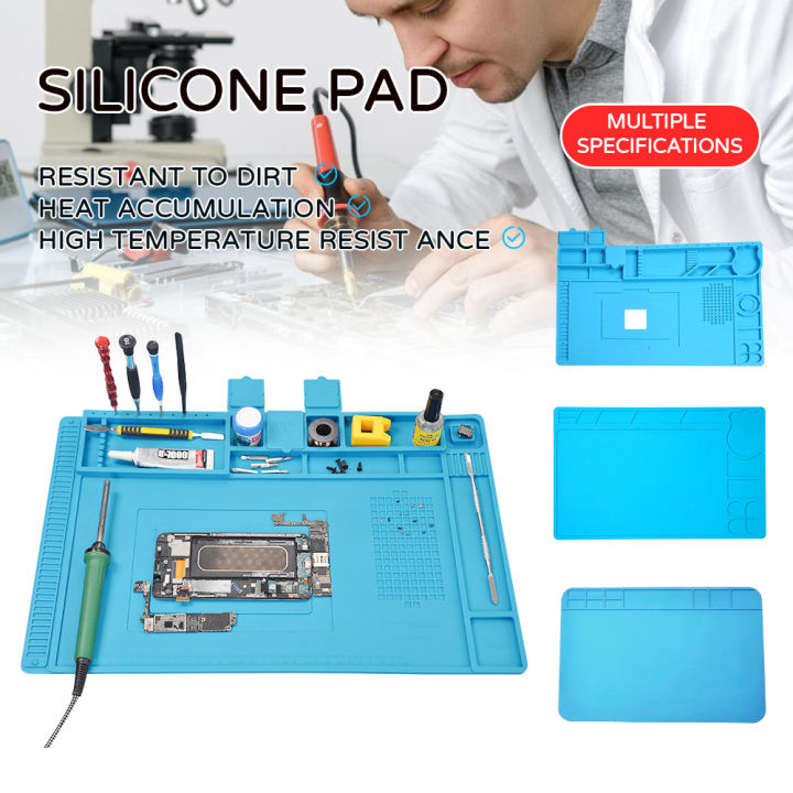 ESD Heat Insulation Working Mat Silicone Soldering Mat ESD Antistatic