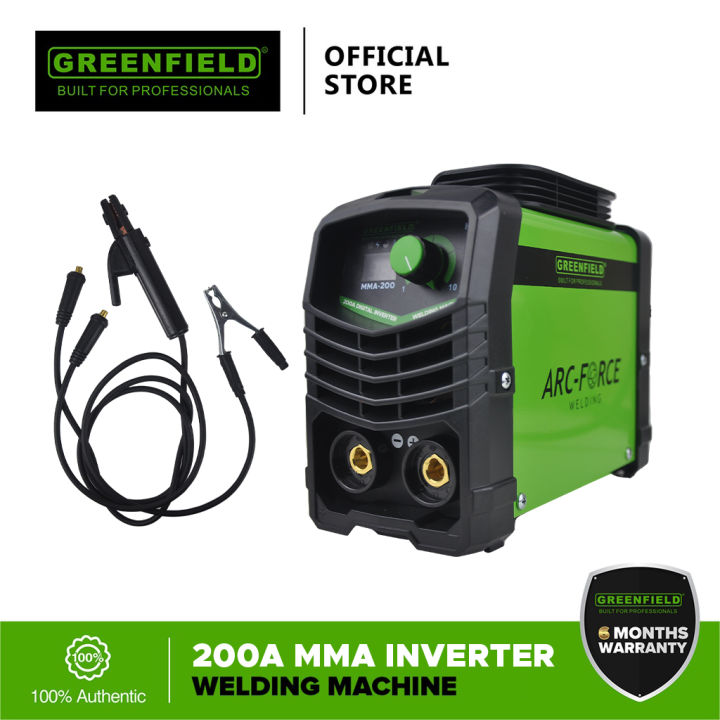 Greenfield 200A MMA Inverter Welding Machine Lazada PH