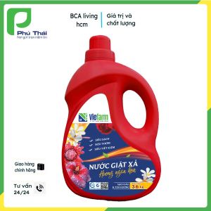 Nước giặt xả hương ngàn hoa VIEFARM 34kg