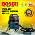 SYK BOSCH GAS 11-21 Wet and Dry Vacuum Cleaner Heavy Duty Wet Vacuum Vakum Cleaner Home Appliances - 060197A006. 