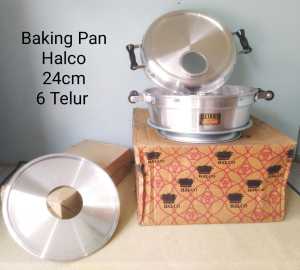 Baking Pan Halco / Oven pemanggang Bolu. 24cm (6 Telur) - 28cm (8 Telur) / HALCO / Aluminium