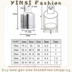 YINSI 1Pc Boat Bimini Top Fitting Deck Hinge Slide Cap 19-32MM Pipe Eye End Cap External Eye End Canopy Tube Boat Accessories