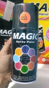 Pilok Pilox Cat Magic Boxer Orange Oren Metalik 174 300cc Cat Semprot Serbaguna Magic Spray