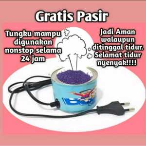 [ Gratis pasir 50gram ] Tungku obat nyamuk elektrik pasir ajaib