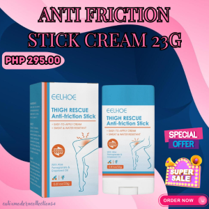 TOP SELLING ANTI FRICTION STICK CREAM 23G | Anti Chafing Cream | Waterproof Running Chafe Stick | Anti Chafe Balm | Foot Blister Gel Stick For Heel Lower Arm Thigh Legs Skin protection