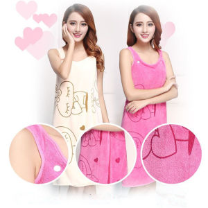 Super Soft Long Bathrobes Quick Dry Bath Towel