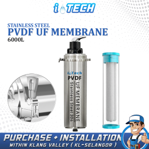 [FREE INSTALL] I-TECH PVDF UF Membrane Stainless Steel Water Purifier / Outdoor Whole House Water Filtration System