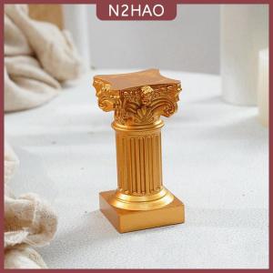 N2HAO La Mã Trụ Cột Hy Lạp Cột Nhựa Bệ Tượng Nến Đứng Phong Cách Châu Âu Điêu Khắc Cho Bàn Ăn Trung Tâm