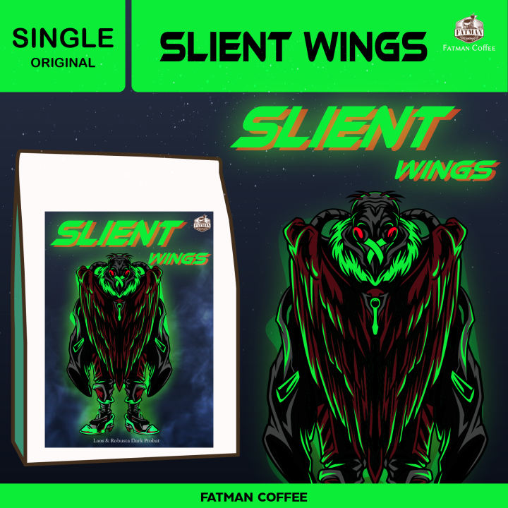 เมล็ดกาแฟ Slient Wings (เครื่อง Probat) เข้มมาก 🦅 | Lazada.co.th