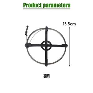 Heavy Duty Pipe Unblocker Four-Jaw Manual Drain Cleaner Telescopic Sewer Dredging Tool Clamping Pipe Opener