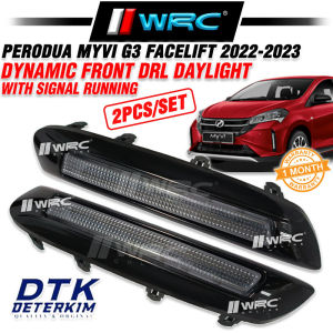 DTK Perodua Myvi G3 Facelift 2022 - 2023 Dynamic Front DRL Daylight With Signal Running