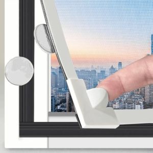 MAOMEI HOUSE Lưới Tulle Cửa sổ màn hình từ tính Thoáng khí Chống côn trùng Màn hình cửa sổ Cài đặt dễ dàng Có thể cắt được Rèm lưới tự làm Mùa hè