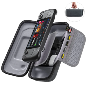 JSAUX Steam Deck Protective Carrying Case Portable Hard Shell Storage Bag Valve Console Casing Travel Pouch