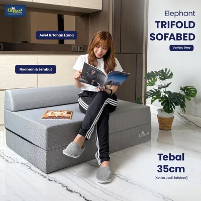 Elephant Trifold Sofabed / Sofa Bed Kasur / Sofa Tidur Lipat/ Sofa Tamu Minimalis / Aesthetic / 2025
