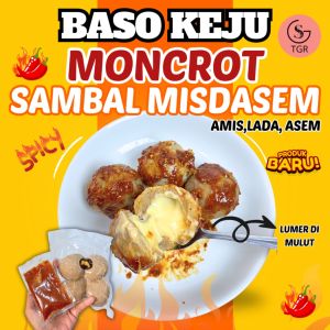 BASO KEJU MONCROT SAMBAL MISDASEM (AMIS LADA ASEM) ISI 4 BUTIR Jajanan grosir gratis ongkir Rp.0 - GST