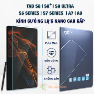 Kính cường lực Samsung Tab S9 full màn hình chính hãng Gor - Dán màn hình Samsung Galaxy Tab S9