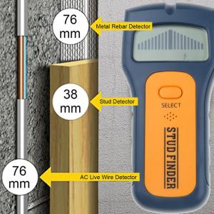 เครื่องหาแนวสายไฟ หาท่อแป๊บ หาแนวโครงคร่าวฝ้าในผนัง หาเหล็กในผนัง