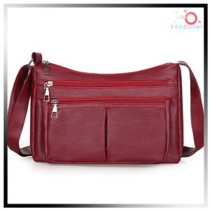 Tas Selempang Wanita Kulit PU Persegi Casual Semi Formal Korea Fashion JOFTS213